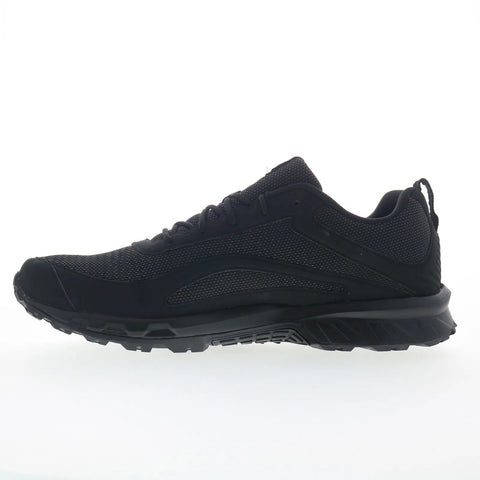 Reebok Ridgerider 6.0 Mens Black Mesh Lace Up Lifestyle Sneakers Shoes