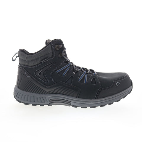 Orthofeet Ridgewood RIDGEWOOD Mens Black Extra Wide Casual Dress Boots