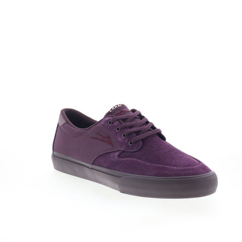 Lakai Riley 3 MS1250094A00 Mens Purple Suede Skate Inspired Sneakers Shoes