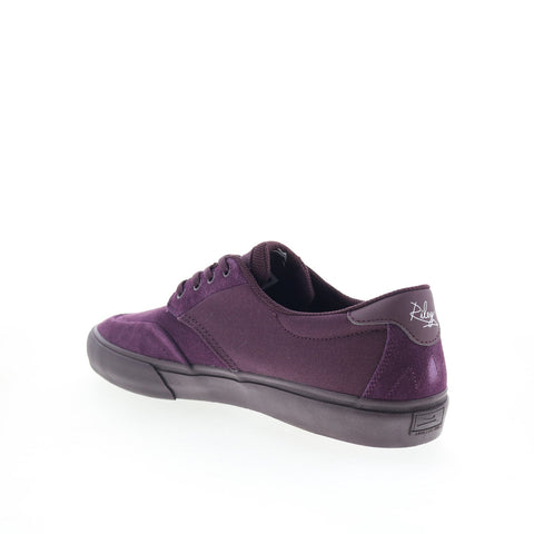 Lakai Riley 3 MS1250094A00 Mens Purple Suede Skate Inspired Sneakers Shoes