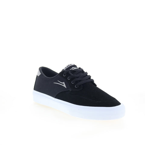 Lakai Riley 3 MS1250094A00 Mens Black Suede Skate Inspired Sneakers Shoes