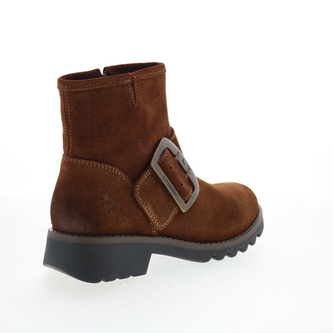 Fly London Rily RILY991FLY-009 Womens Brown Suede Ankle & Booties Boots