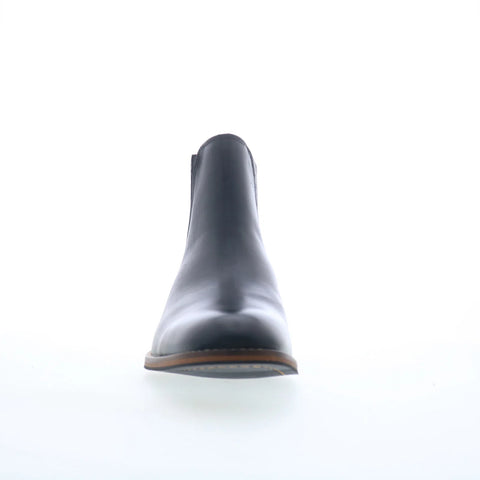 Steve Madden Rilyn Mens Black Leather Slip On Chelsea Boots