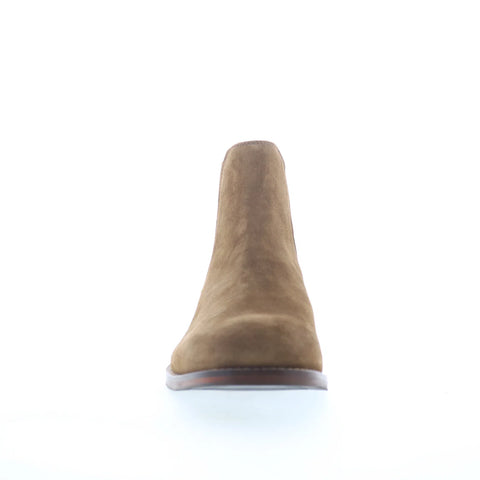 Steve Madden Rilyn Mens Brown Suede Slip On Chelsea Boots