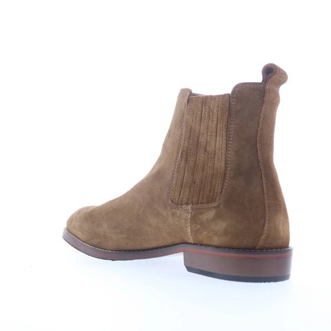 Steve Madden Rilyn Mens Brown Suede Slip On Chelsea Boots