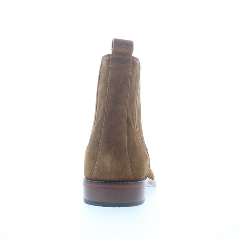 Steve Madden Rilyn Mens Brown Suede Slip On Chelsea Boots