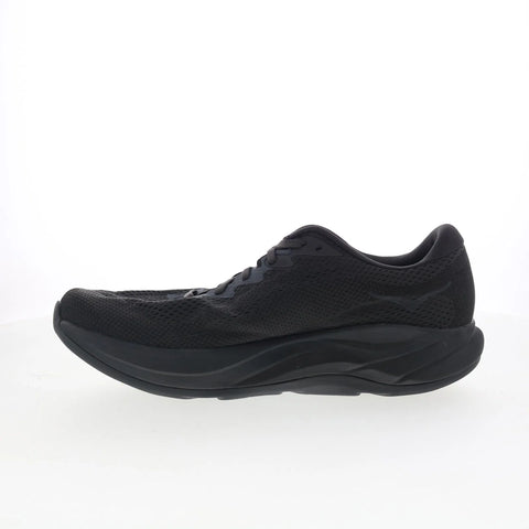 Hoka Rincon 4 1155130-BBLC Mens Black Mesh Lace Up Athletic Running Shoes