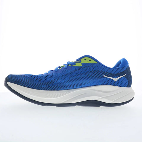 Hoka Rincon 4 1155130-ECC Mens Blue Mesh Lace Up Athletic Running Shoes
