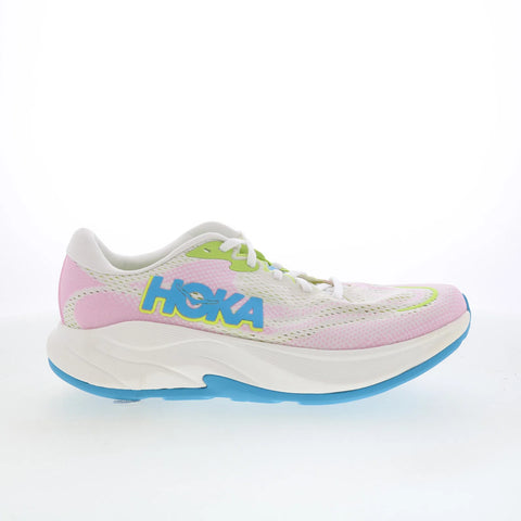 Hoka Rincon 4 Wide 1155133-FNK Womens Pink Wide Mesh Athletic Running Shoes