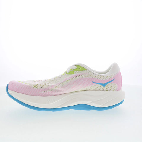 Hoka Rincon 4 Wide 1155133-FNK Womens Pink Wide Mesh Athletic Running Shoes