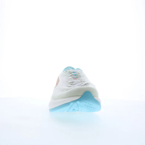 Hoka Rincon 4 Wide 1155133-FTRS Womens White Wide Athletic Running Shoes