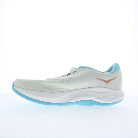 Hoka Rincon 4 Wide 1155133-FTRS Womens White Wide Athletic Running Shoes