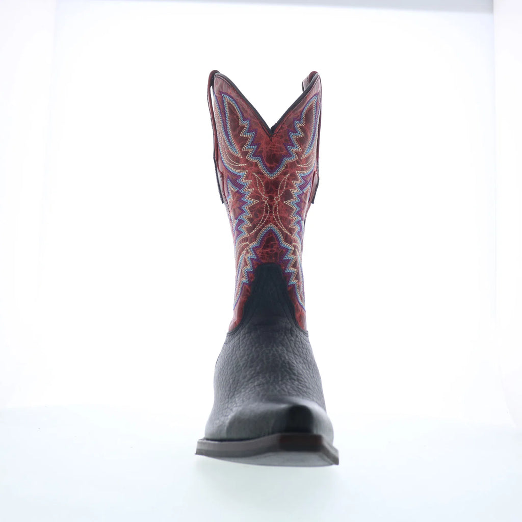 Dingo Rio Lobo DI-154 Mens Black Leather Pull On Cowboy Western Boots ...