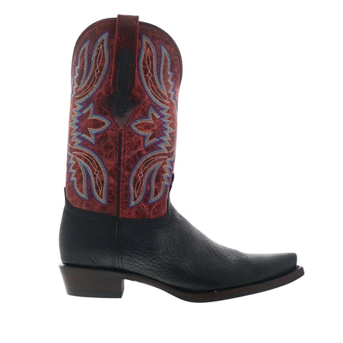 Dingo Rio Lobo DI-154 Mens Black Leather Pull On Cowboy Western Boots