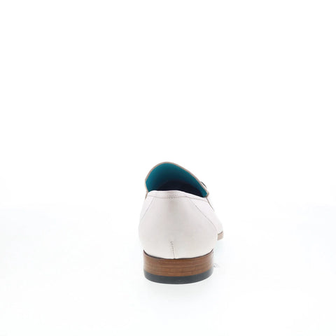 Mezlan Rios 21505 Mens White Leather Loafers & Slip Ons Casual Shoes