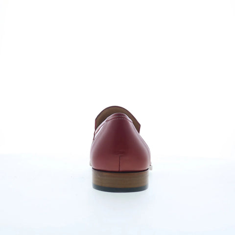 Mezlan Rios II 29740 Mens Red Leather Loafers & Slip Ons Casual Shoes