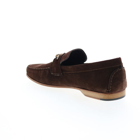 Bruno Magli Rivieria RIVIERIA Mens Brown Loafers & Slip Ons Moccasin Shoes