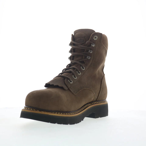 Justin Boots Rivot 8" Steel Toe OW441 Mens Brown Work & Safety Boots
