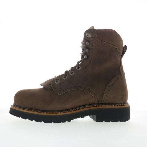 Justin Boots Rivot 8" Steel Toe OW441 Mens Brown Work & Safety Boots