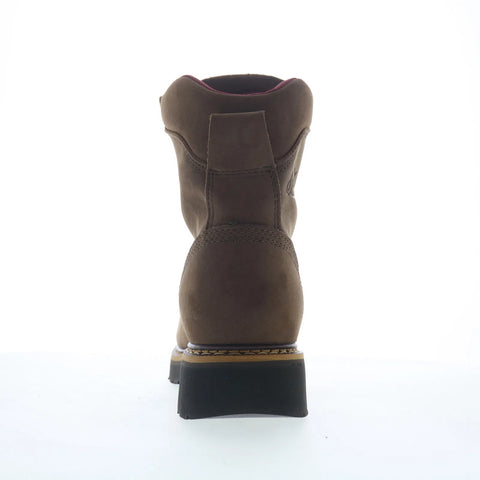 Justin Boots Rivot 8" Steel Toe OW441 Mens Brown Work & Safety Boots