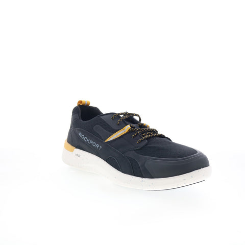 Rockport Works TruFlex Fly Blucher Composite Toe Mens Black Wide Work Shoes