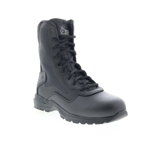 Rocky Cadet 8" Side Zip RKD0102 Mens Black Wide Leather Tactical Boots