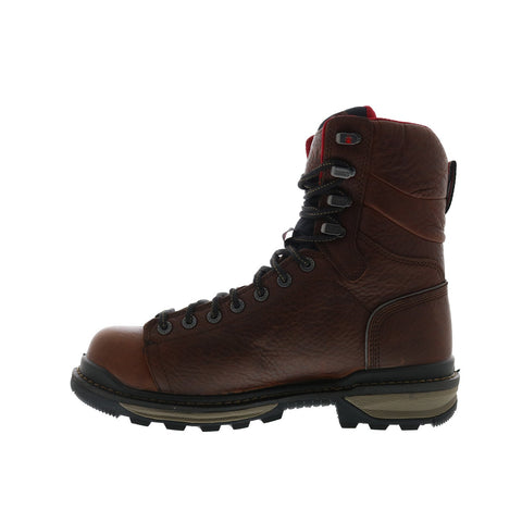 Rocky Rams Horn Lace To Toe Composite Waterproof Mens Brown Wide Boots