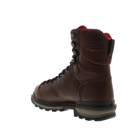Rocky Rams Horn Lace To Toe Composite Waterproof Mens Brown Boots