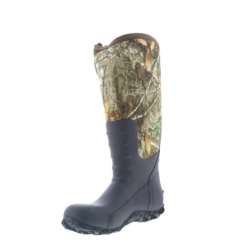 Rocky Core Rubber RKS0435SI Mens Black Synthetic Slip On Hunting Boots