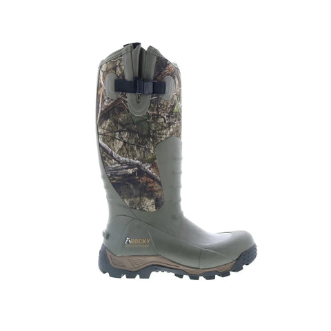 Rocky Sport Pro Rubber RKS0578 Mens Green Synthetic Slip On Hunting Boots