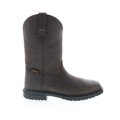 Rocky Worksmart Composite Toe WP Mens Brown Wide Work & Safety Boots
