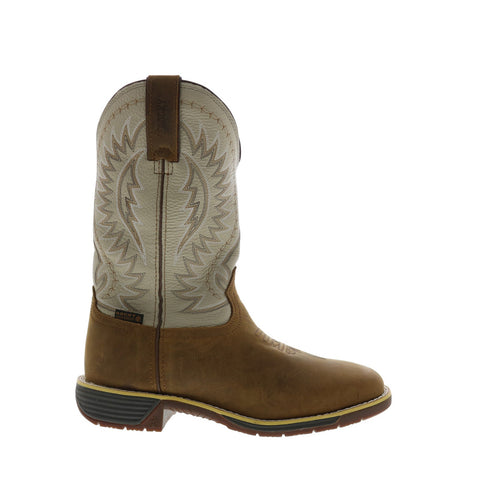 Rocky Rugged Trail Waterproof RKW0366 Mens Brown Wide Cowboy Western Boots