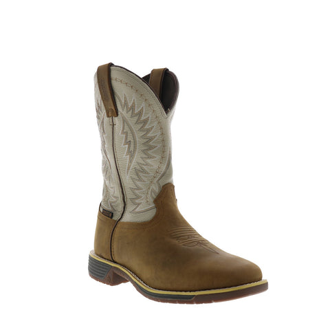 Rocky Rugged Trail Waterproof RKW0366 Mens Brown Wide Cowboy Western Boots