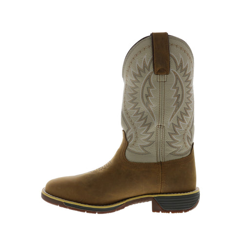 Rocky Rugged Trail Waterproof RKW0366 Mens Brown Wide Cowboy Western Boots