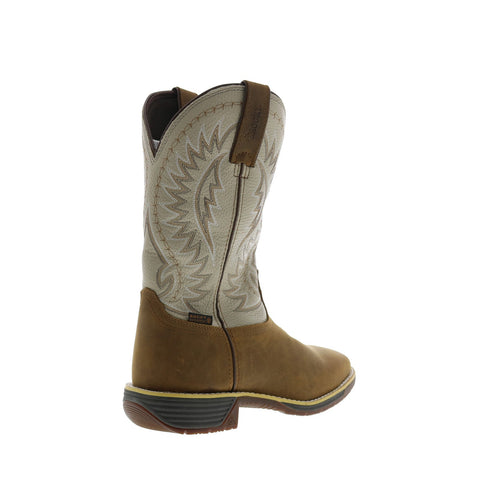 Rocky Rugged Trail Waterproof RKW0366 Mens Brown Wide Cowboy Western Boots