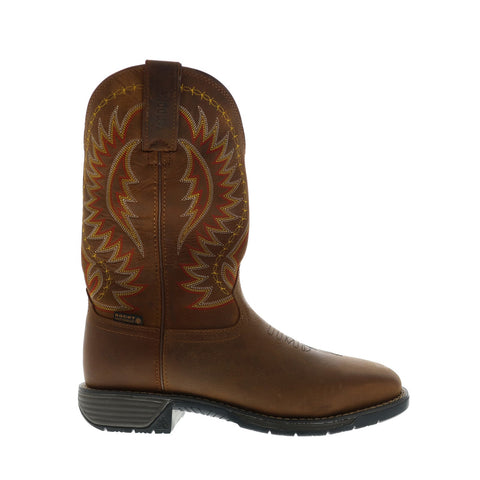 Rocky Rugged Trail Steel Toe Waterproof RKW0369 Mens Brown Western Boots
