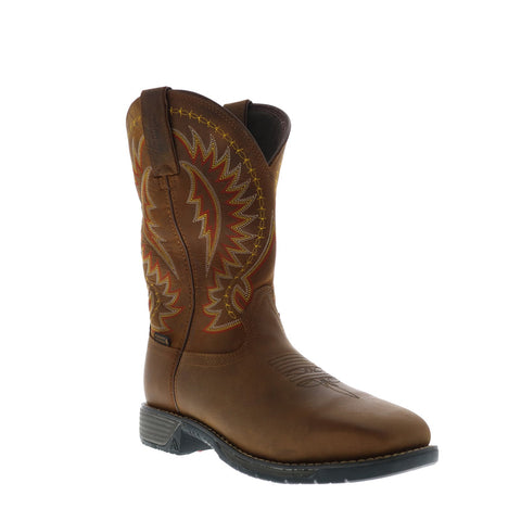 Rocky Rugged Trail Steel Toe Waterproof RKW0369 Mens Brown Western Boots