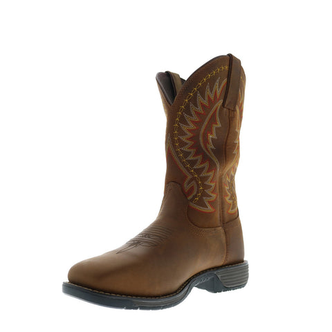 Rocky Rugged Trail Steel Toe Waterproof RKW0369 Mens Brown Western Boots