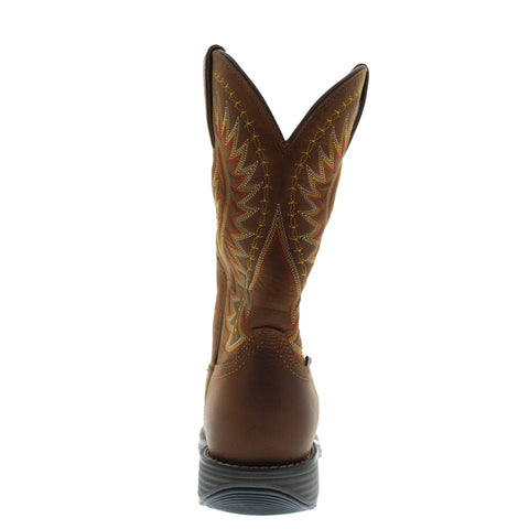 Rocky Rugged Trail Steel Toe Waterproof RKW0369 Mens Brown Western Boots