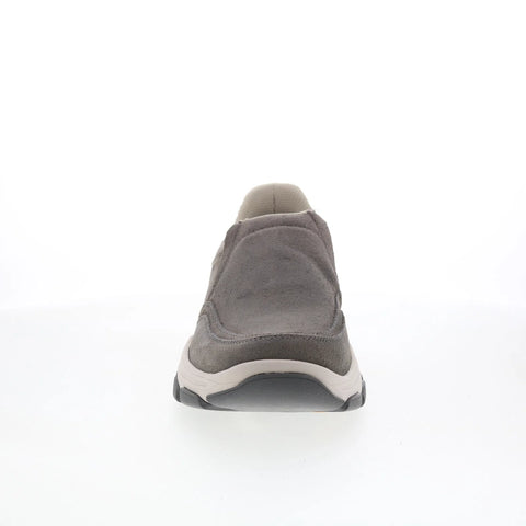 Rockport Reece Mens Green Extra Wide Suede Loafers & Slip Ons Casual Shoes