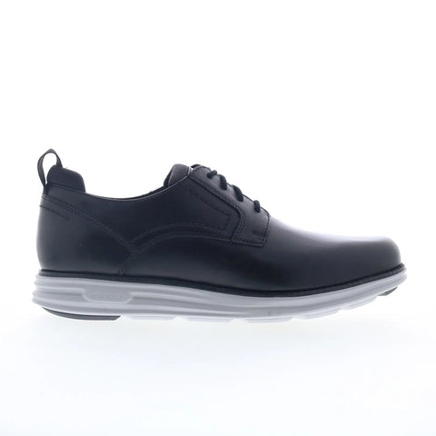 Rockport Canton RMCANTON Mens Black Wide Oxfords & Lace Ups Plain Toe Shoes