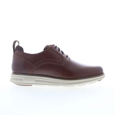 Rockport Canton RMCANTON Mens Brown Oxfords & Lace Ups Plain Toe Shoes