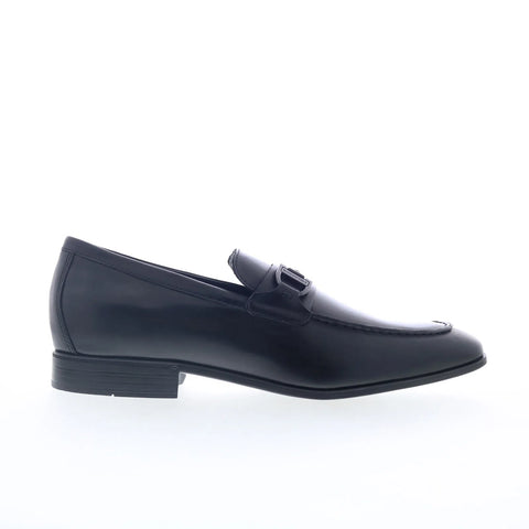 Rockport Carlo RMCARLO Mens Black Wide Loafers & Slip Ons Casual Shoes