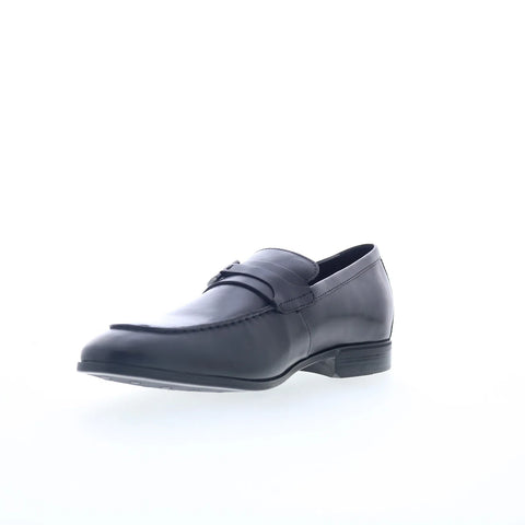 Rockport Carlo RMCARLO Mens Black Wide Loafers & Slip Ons Casual Shoes