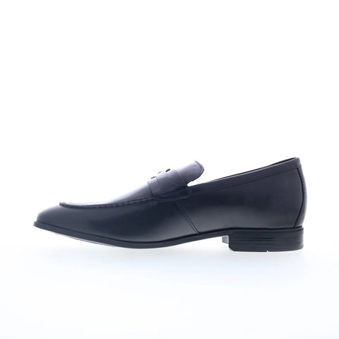 Rockport Carlo RMCARLO Mens Black Wide Loafers & Slip Ons Casual Shoes
