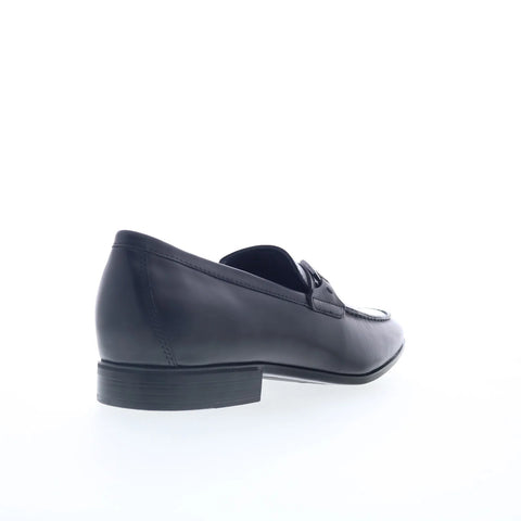 Rockport Carlo RMCARLO Mens Black Wide Loafers & Slip Ons Casual Shoes