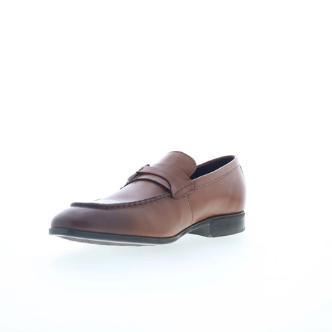 Rockport Carlo RMCARLO Mens Brown Wide Loafers & Slip Ons Casual Shoes