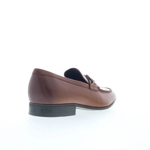 Rockport Carlo RMCARLO Mens Brown Wide Loafers & Slip Ons Casual Shoes