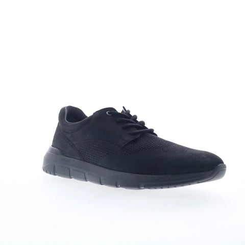 Rockport Jaimie RMJAMIE Mens Black Leather Wide Lifestyle Sneakers Shoes