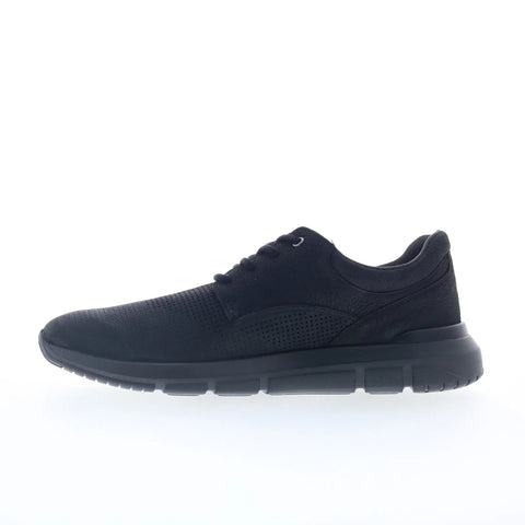Rockport Jaimie RMJAMIE Mens Black Leather Wide Lifestyle Sneakers Shoes